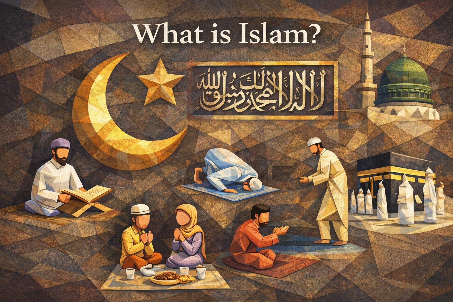 Geometric illustration - what is islam?